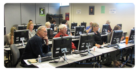 Memory and computer courses for senior citizens