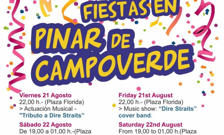 Sommer fiestas i Pinar de Campoverde
